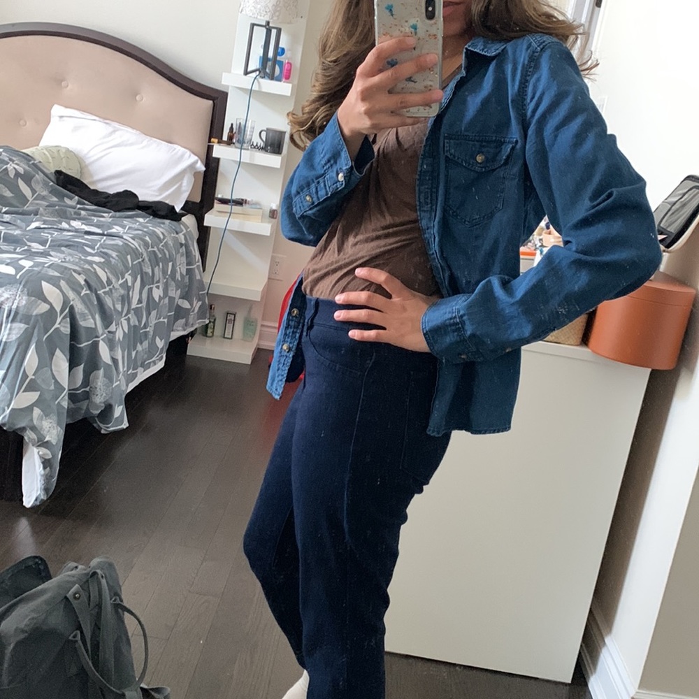 Used H&M jean shacket - Picture 10 of 10